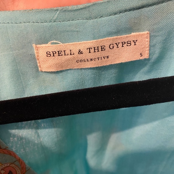 Hendrix Tassled Dress in Sky | Spell & The Gypsy Collective, Size Small - Picture 10 of 16